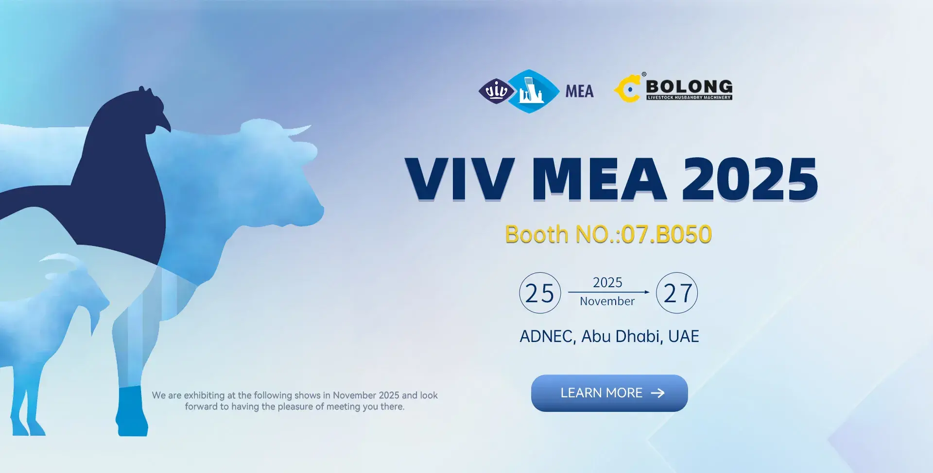 Bolong Invites You to VIV MEA 2025